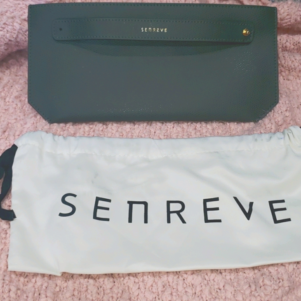 Senrev Bracelet Pouch Pebbled Green